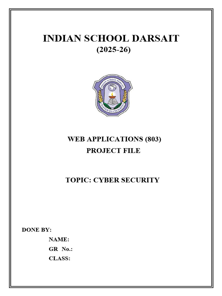 XII - WA - 803 - Project File | PDF | Computer Security | Security