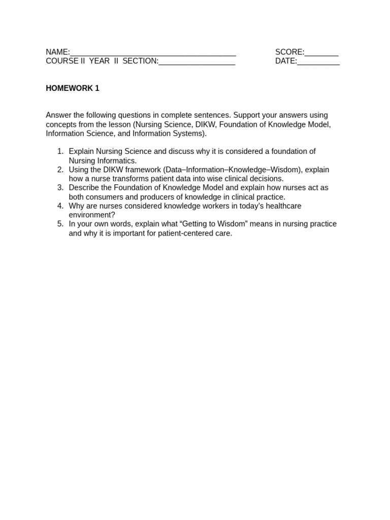 Homework 1 | PDF