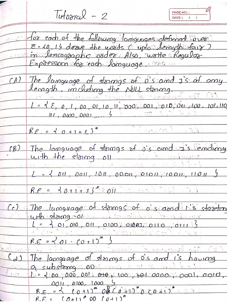 Tutorial 2 | PDF
