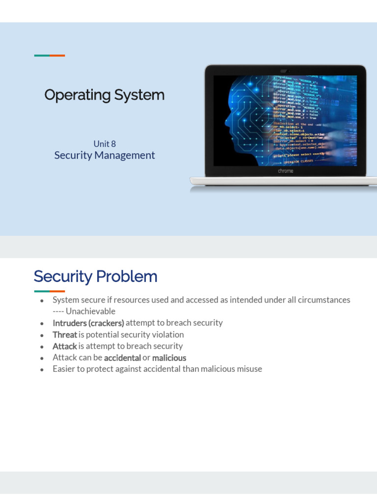Unit 8 Security Management | PDF | Password | Computer Security