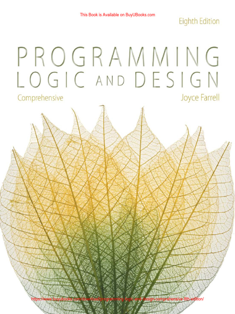 Programming Logic and Design Comprehensive (8th Edition) PDF | PDF ...
