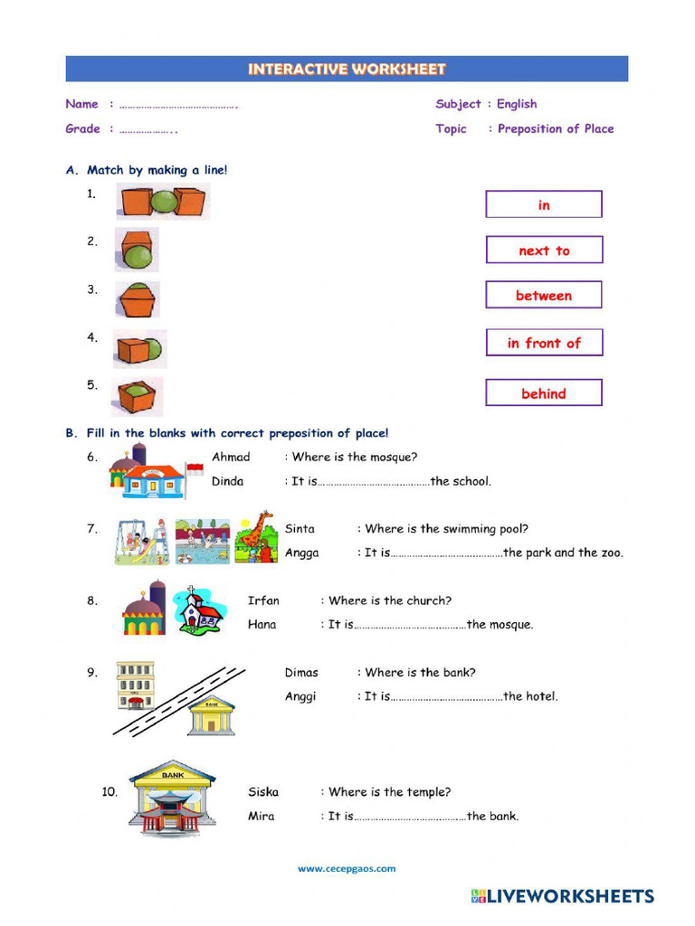 Worksheet 1338581 | PDF