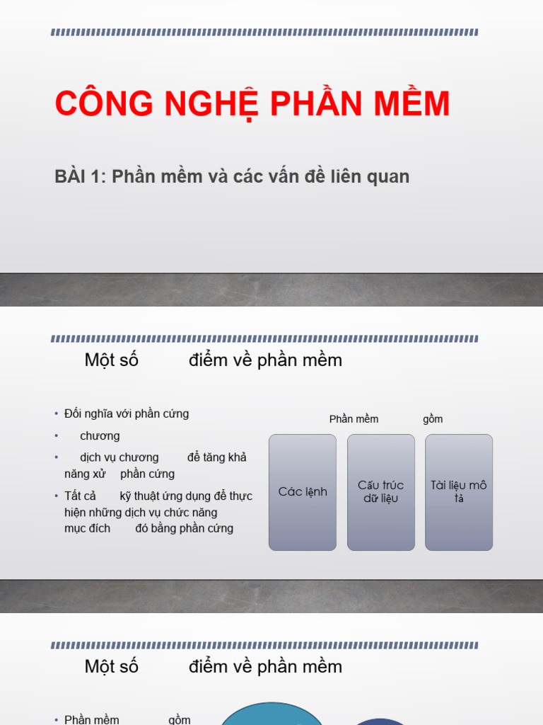 Bai 1 - Gioi Thieu Cong Nghe Phan Mem | PDF
