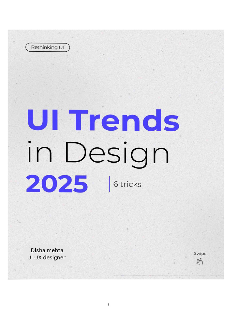 Design Trends 2025 | PDF
