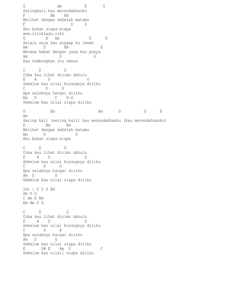 Kunci Gitar Armada Pdf