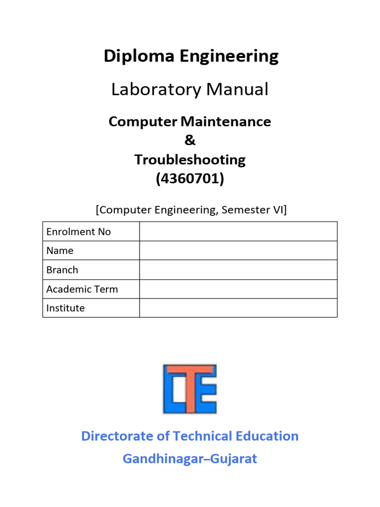 CMT Lab Manual-1 | PDF | Laptop | Personal Computers