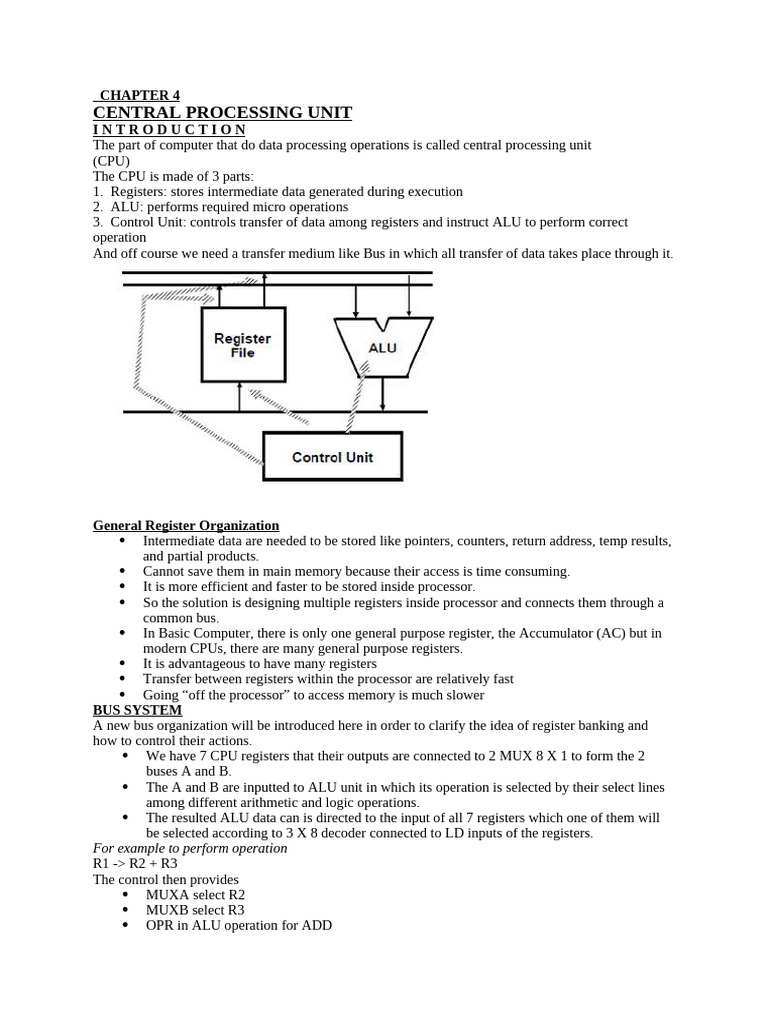 Unit V | PDF | Central Processing Unit | Computer Science