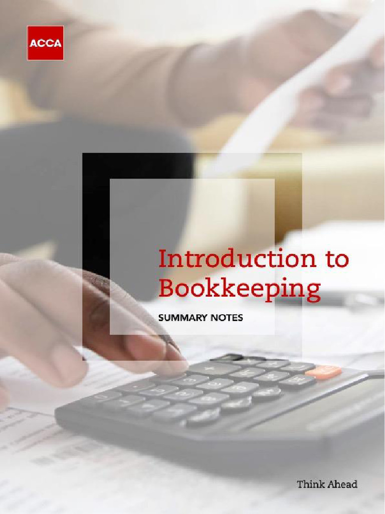 Acca-X Fa1 Notes | PDF | Debits And Credits | Bookkeeping