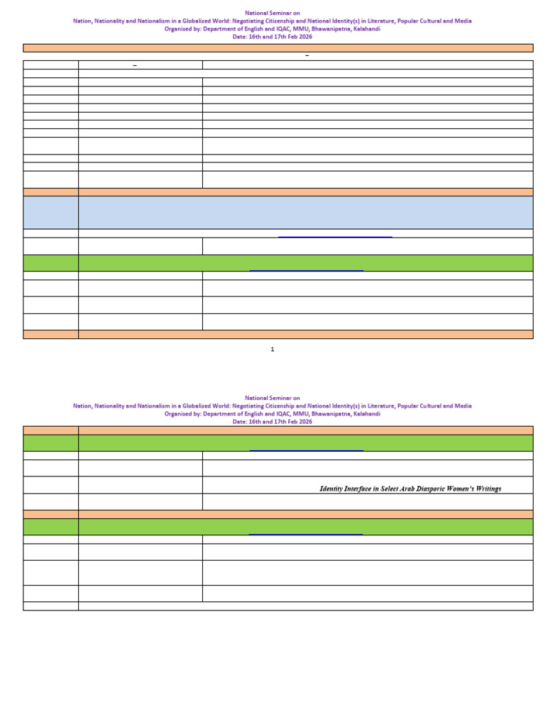 Program Schedule 16-17th Feb 2026 FINAL | PDF