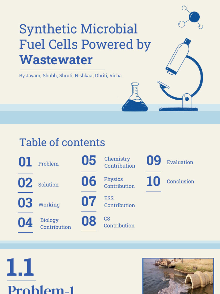 Synthetic Microbial Fuel Cells Powered by Wastewater | PDF | Redox ...