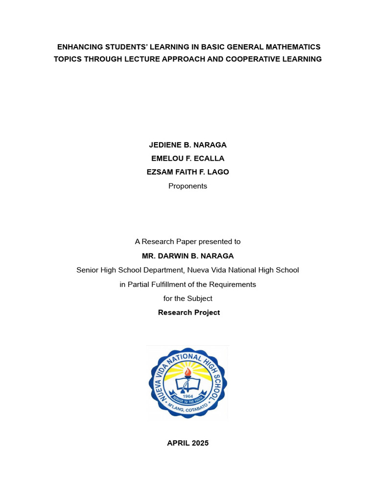 Research Project PDF | PDF | Methodology | Scientific Method