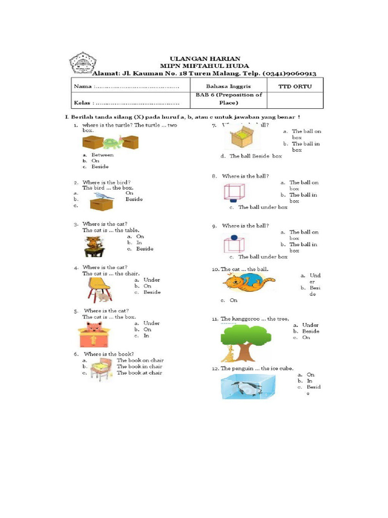 Preposition 2 | PDF