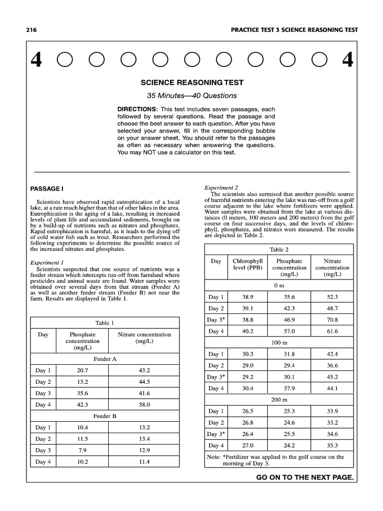 Practice Test 3 - Science | PDF