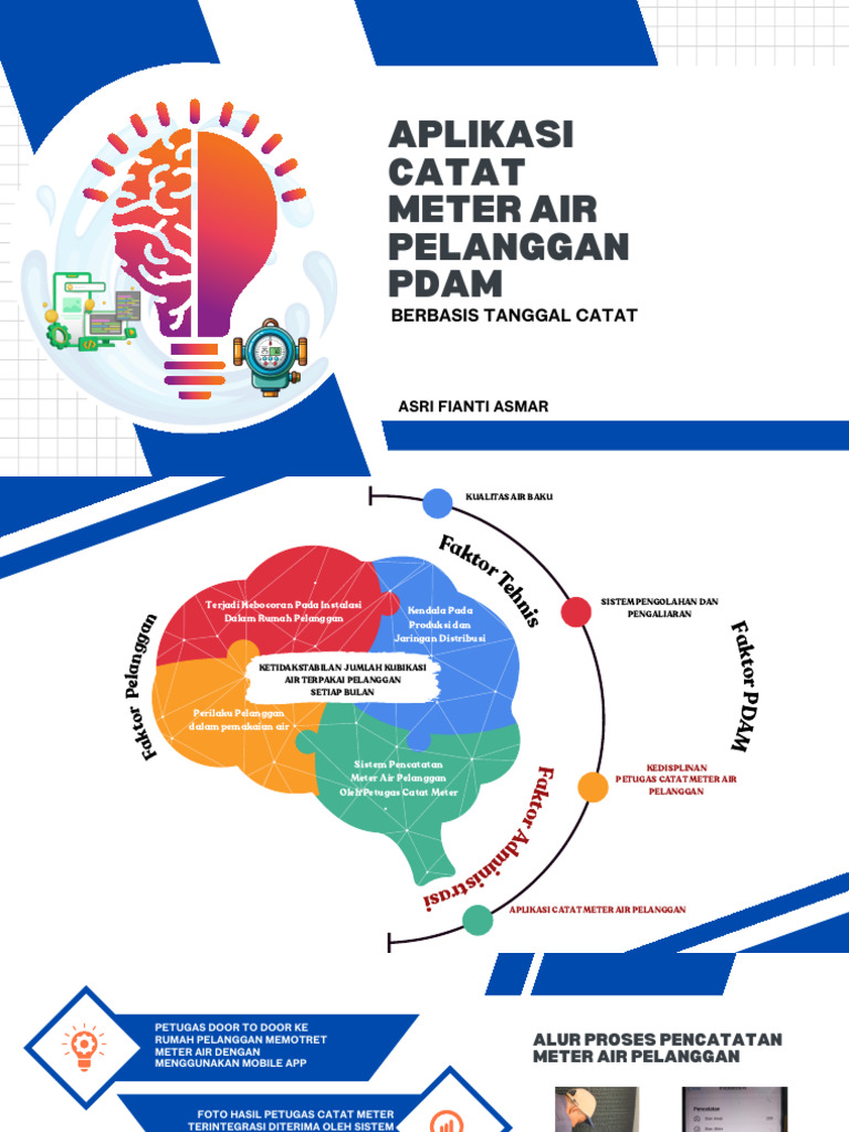Design Thinking Aplikasi Catat Meter Air Pdam | PDF