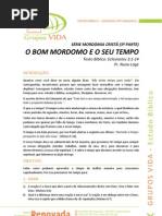 2012-02-14 - GV - Estudo Bíblico - O bom mordomo e o seu tempo