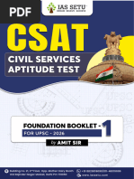 Amit Garg Csat Booklet | PDF | Numbers | Percentage