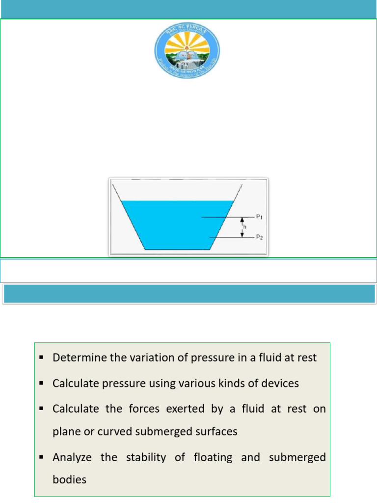 Chapter 2 Fluid Statics and Pressure | PDF | Buoyancy | Pressure