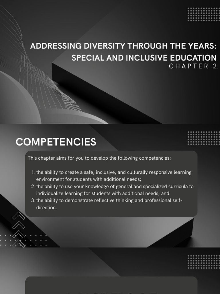 Chapter 2 Addressing Diversity Through The Years | PDF | Disability ...