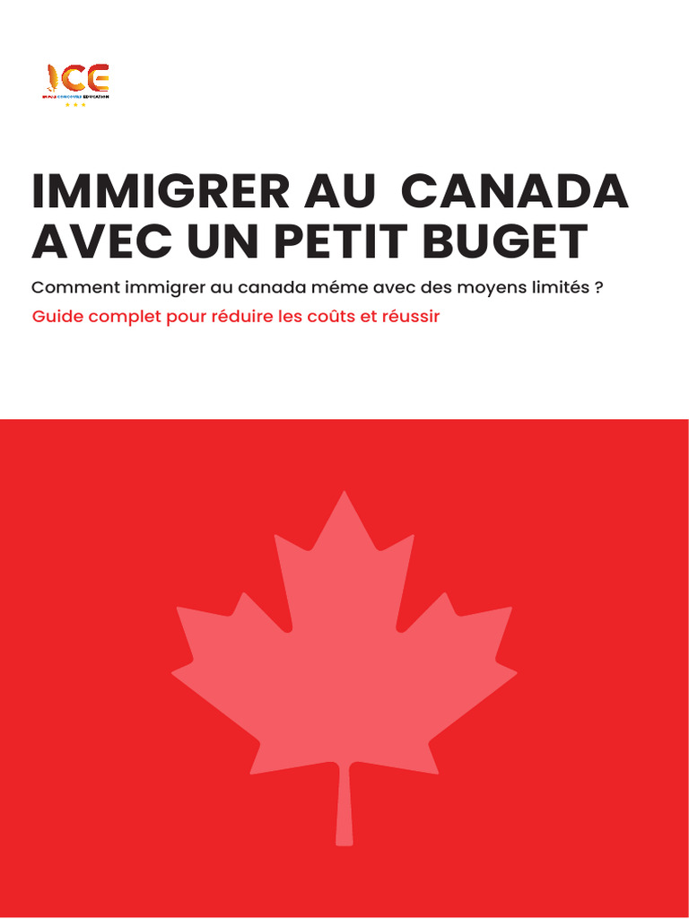 Immigrer Au Canada Avec Un Petit Budget - 2025 | PDF | Canada | Passeport