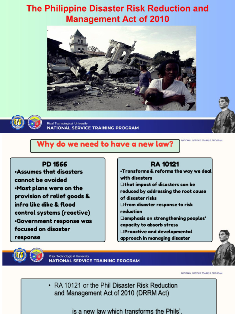 The Phil. Disaster Risk Reduction Management Act of 2010 | PDF ...