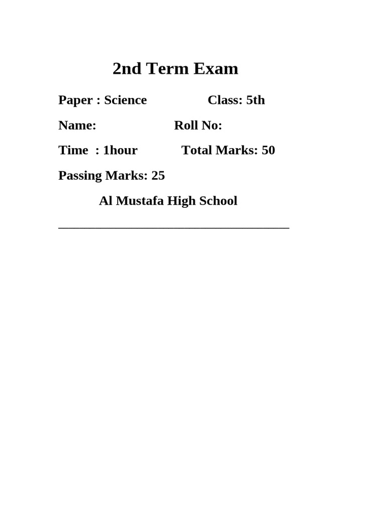 5th. Science | PDF