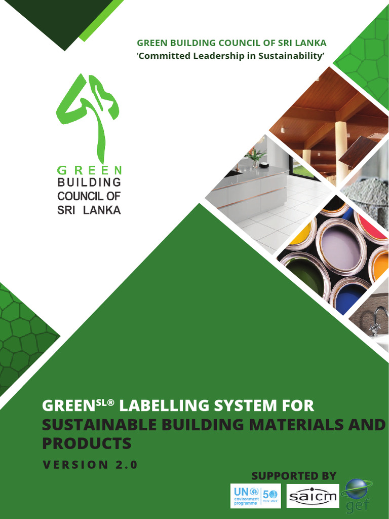 Green Labelling System For Sustainable Building Materials Products ...