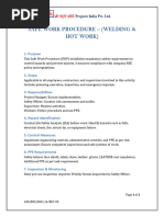 Safe Work Procedure Template Guide | PDF | Risk Assessment | Safety