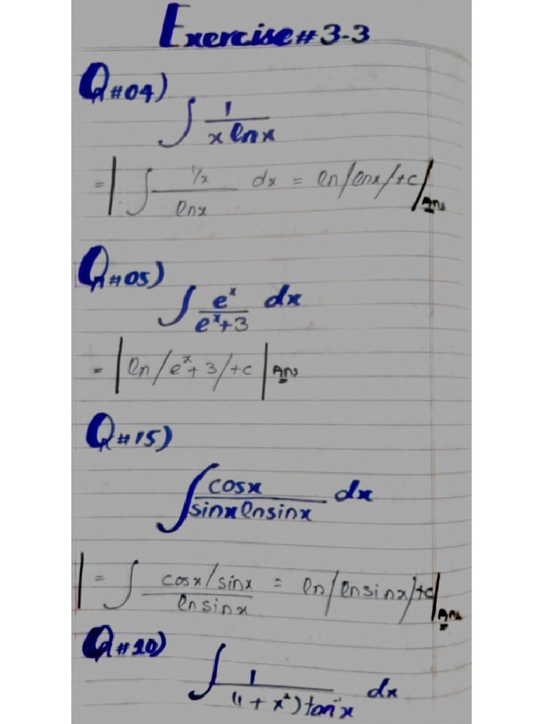 12 Math Ex#3.3 | PDF