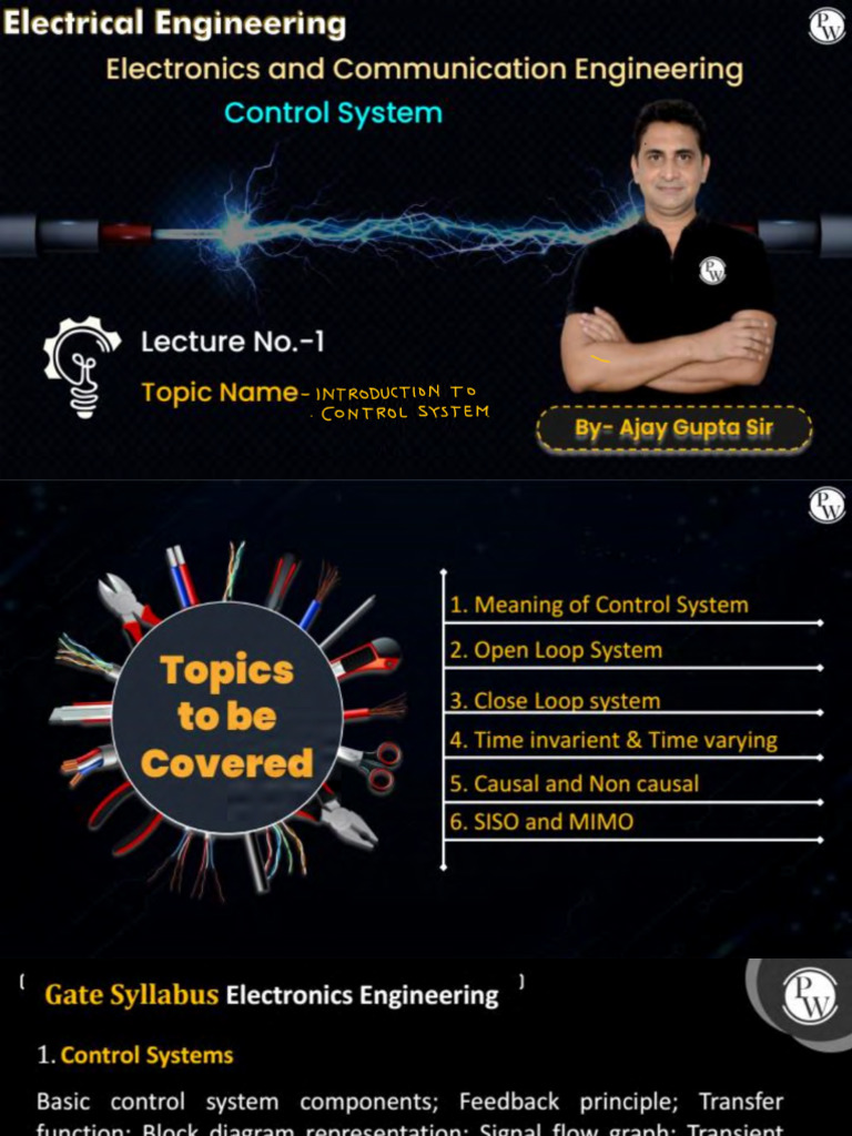 Note 1 Control System Ch1 Intro | PDF