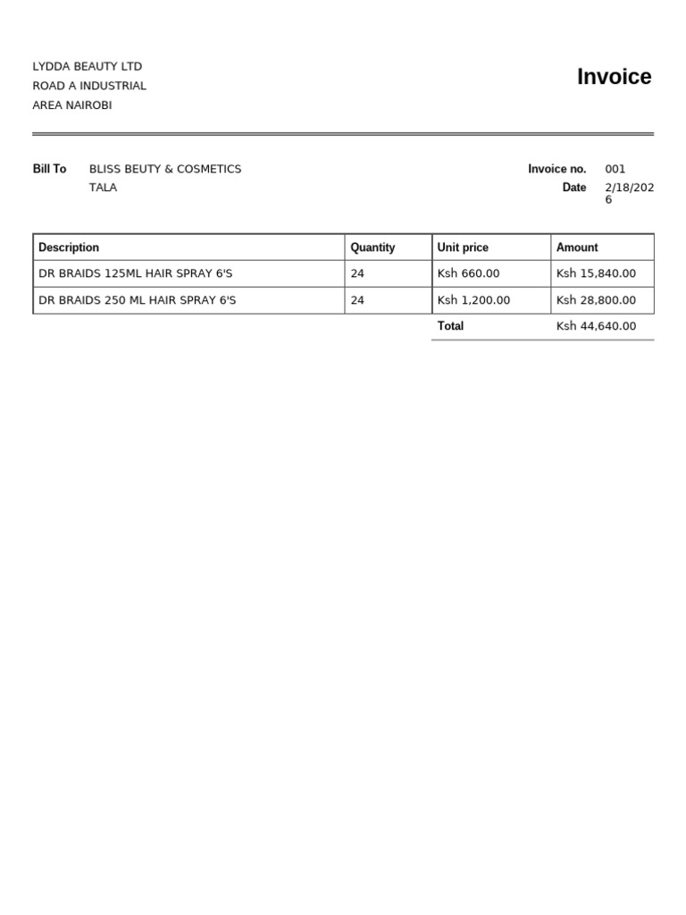 Invoice Preview | PDF