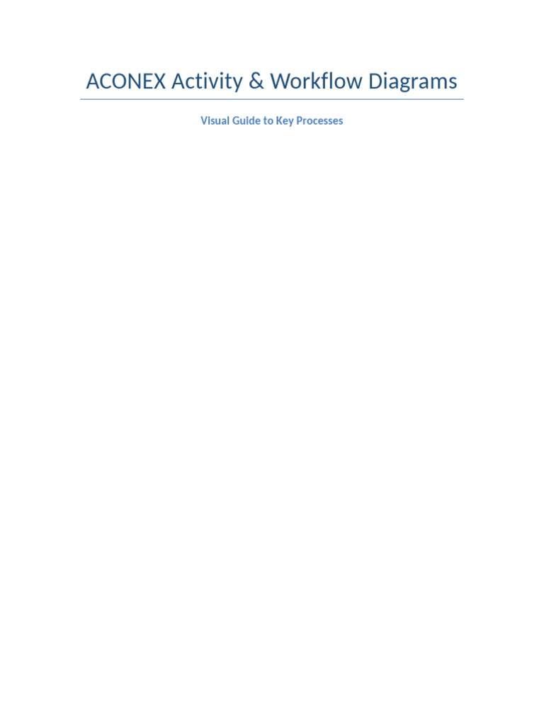 ACONEX Activity Workflows | PDF | Metadata | Building Information Modeling