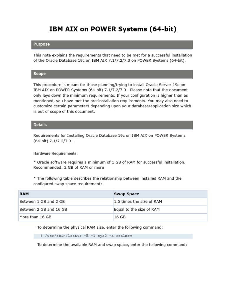 Ibm Aix On Power Systems (64-Bit) | PDF | 64 Bit Computing | Random ...