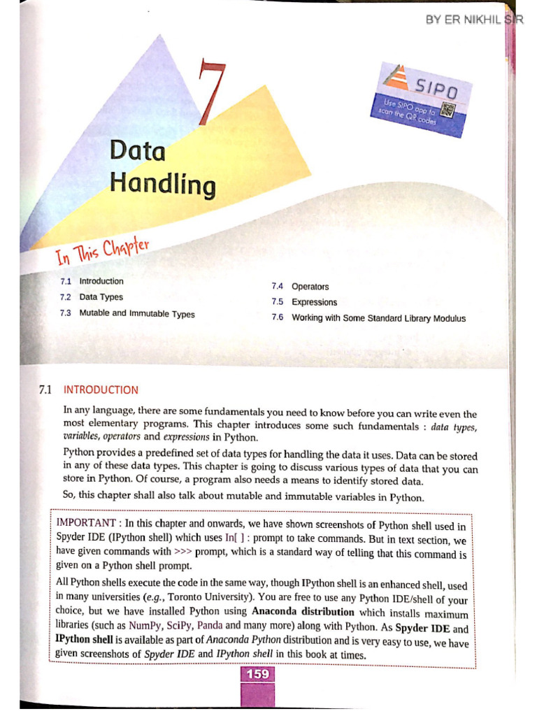 Chapter 7 Data Handling | PDF