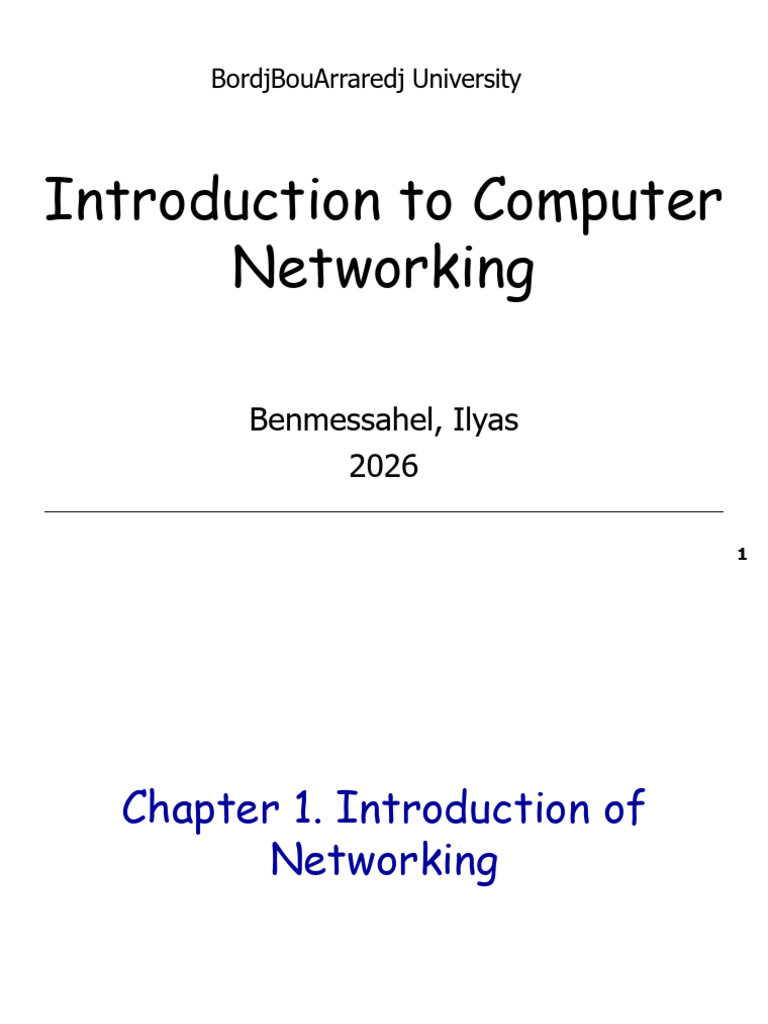 Introduction To Computer Networking | PDF | Computer Network | Osi Model