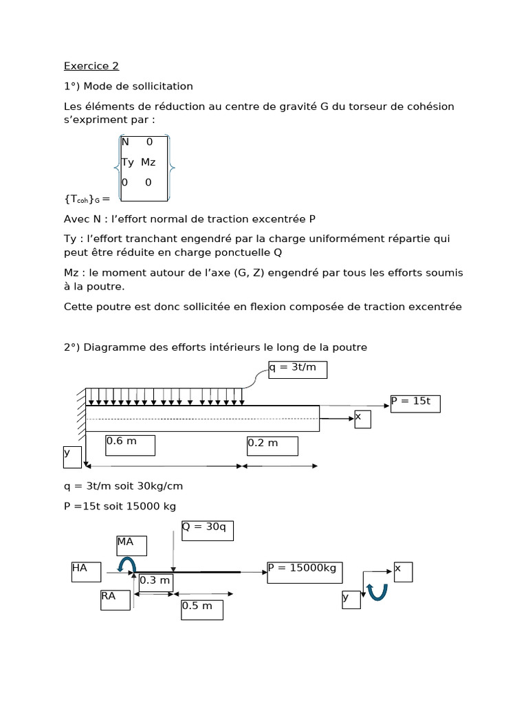 Exercice 2 | PDF | Mathématiques appliqués | Science des matériaux