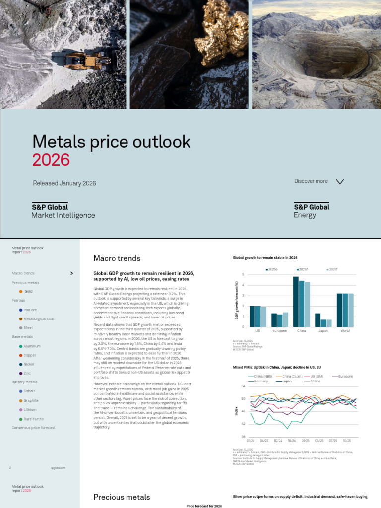 Metals Price Outlook | PDF | Gold As An Investment | Metals