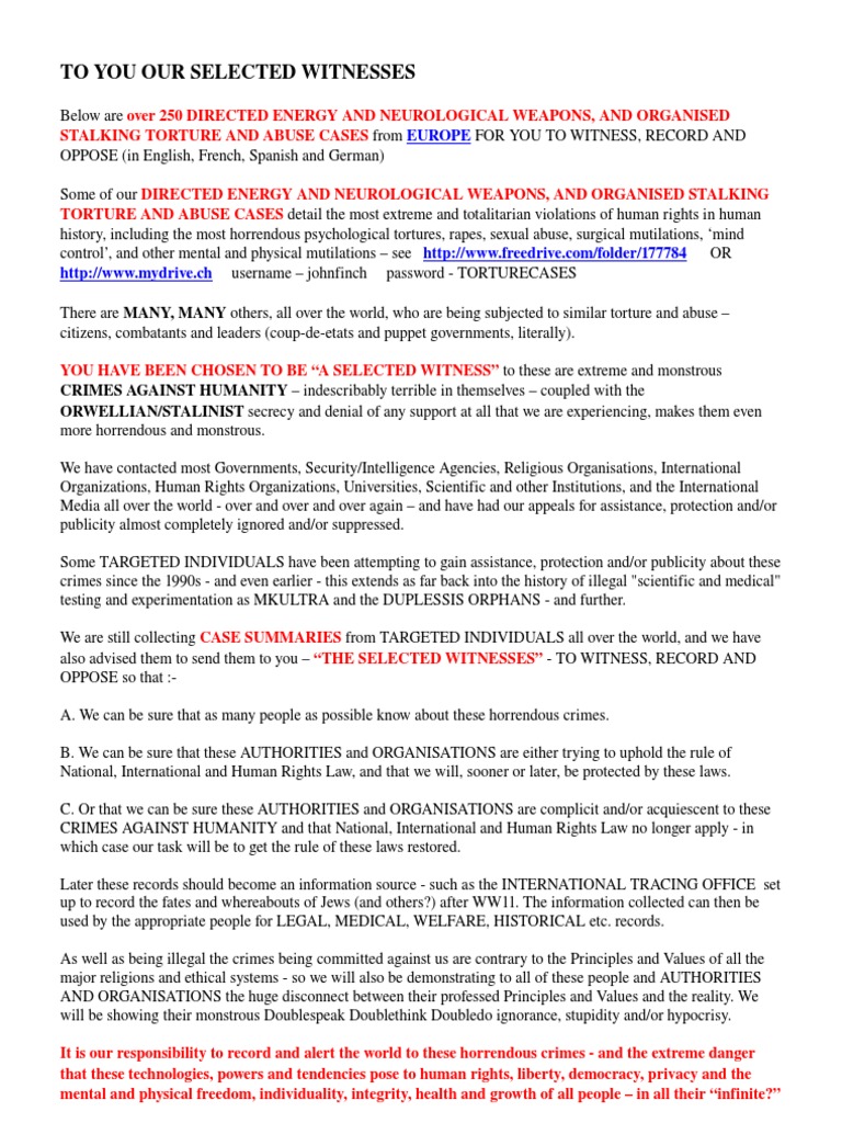 Staatsterror 250CasesTortureFromEurope Stalking Harassment Staatsterror 250CasesTortureFromEurope Stalking Harassment