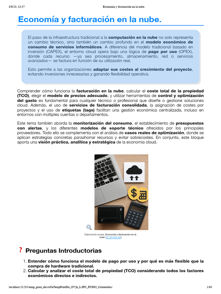 Fundamentos de La Nube 2 | PDF | Computación en la nube | Escalabilidad