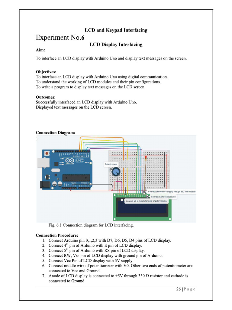 LCD Interfacing | PDF