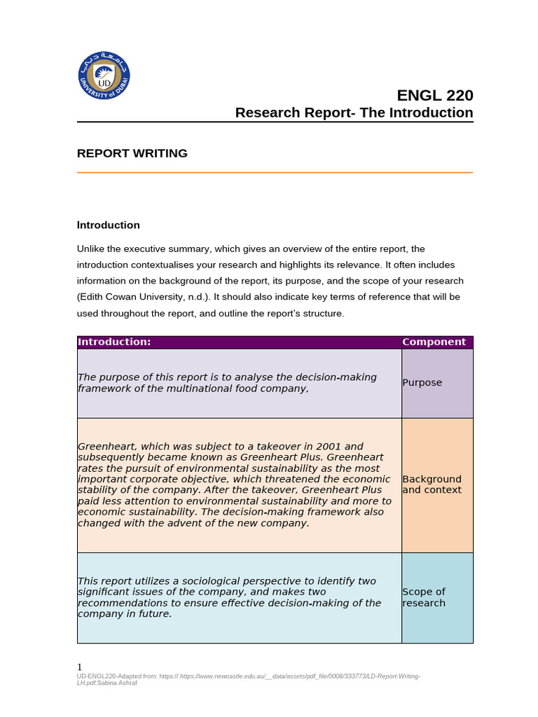 2.the Introduction - Research Report | PDF | Sustainability | Science