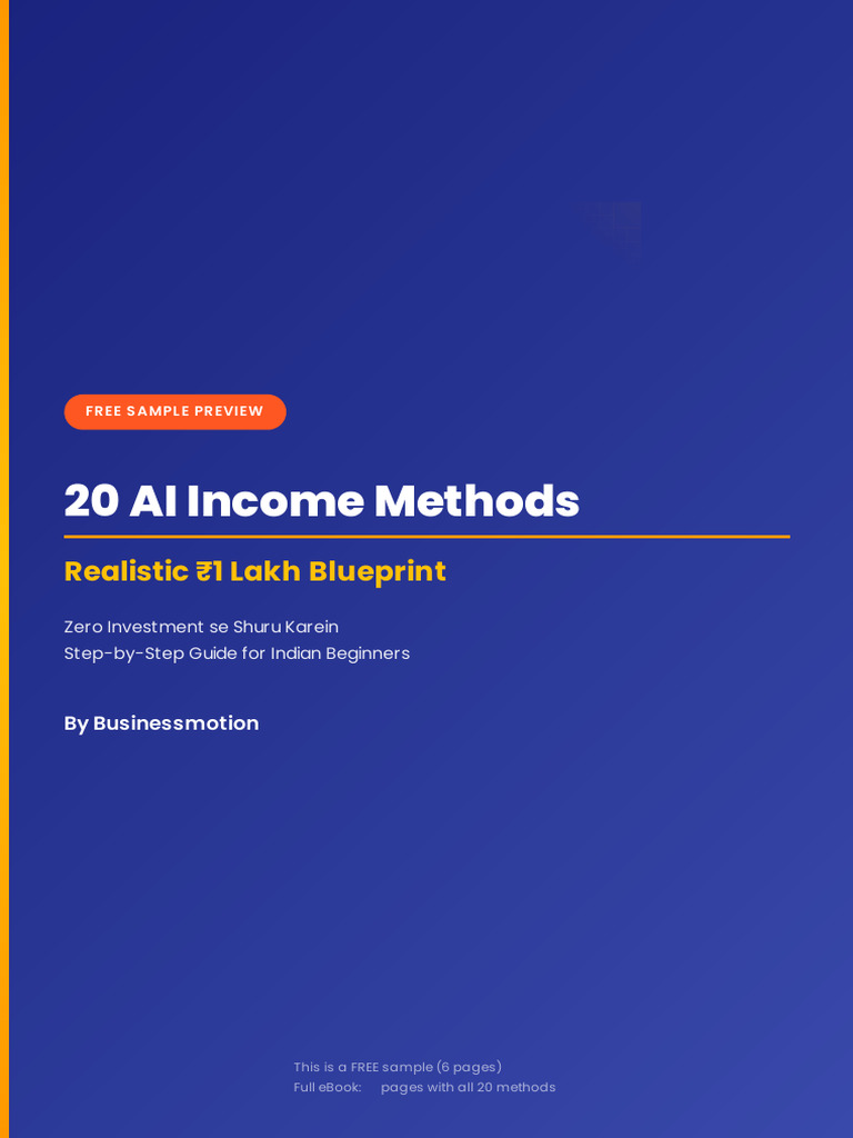 SAMPLE 20 AI Income Methods | PDF