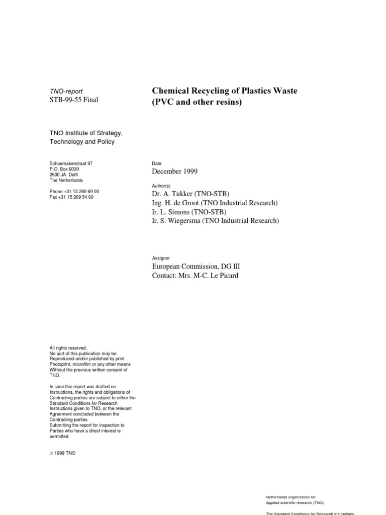 Chem Recycle PDF Polyvinyl Chloride Recycling