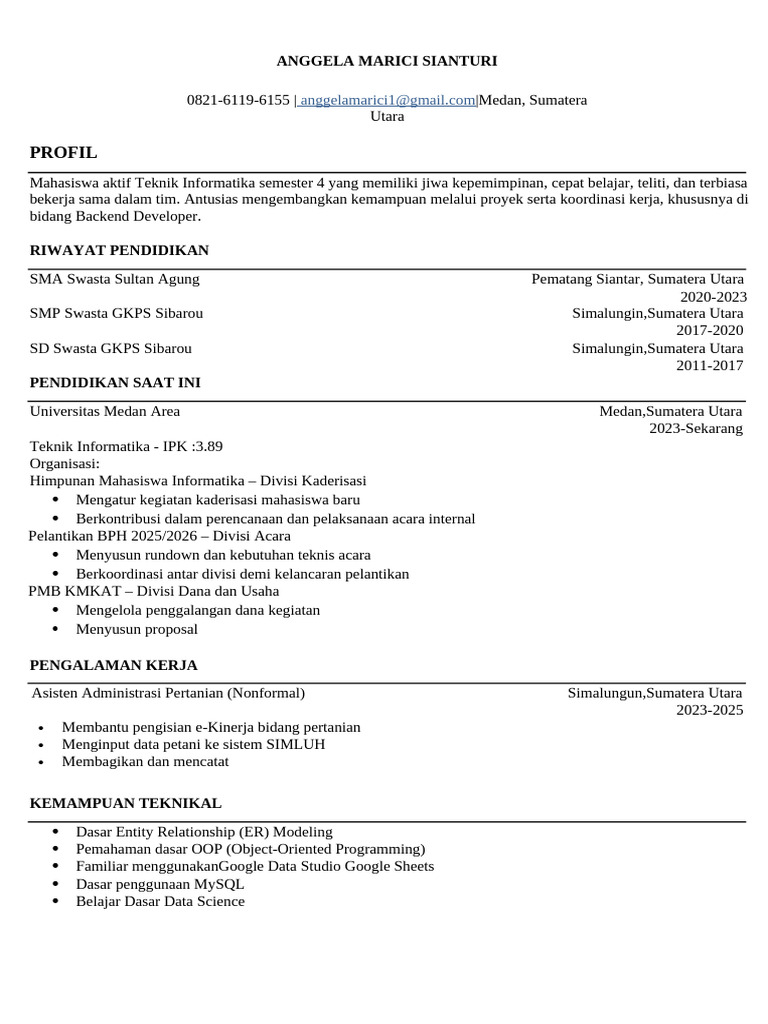 CV AI Content Insight | PDF