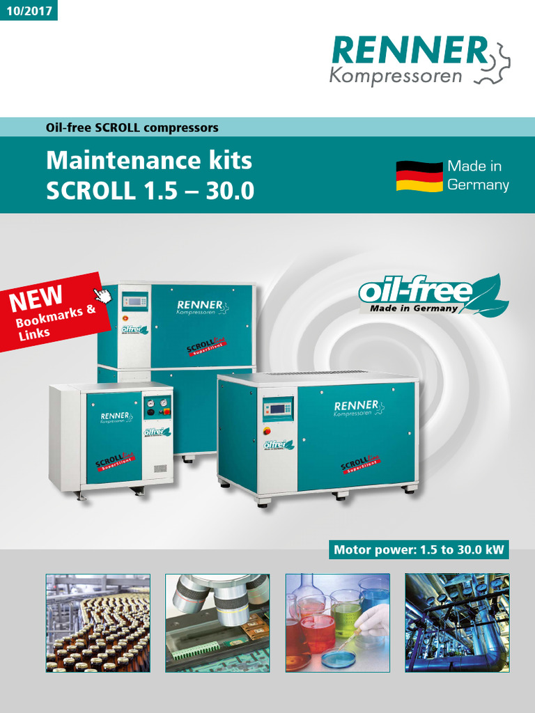 SCROLL Maintenance Kits 2017-10 en | PDF | Valve | Equipment