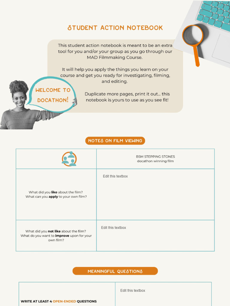Docathon Global - Student Action Notebook | PDF