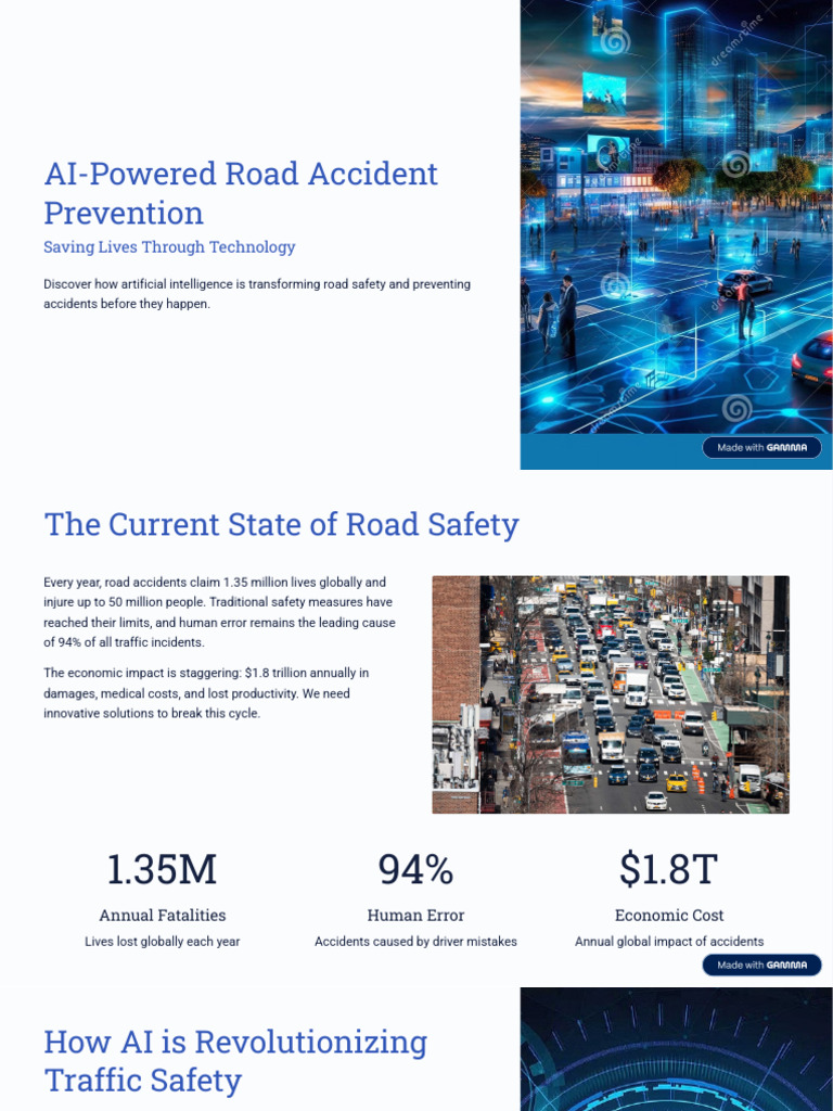 AI Powered Road Accident Prevention | PDF | Traffic Collision ...