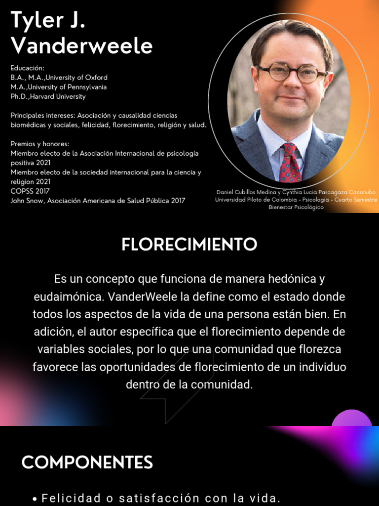 Tyler J. VanderWeele | PDF | Sicología | Ciencias del comportamiento