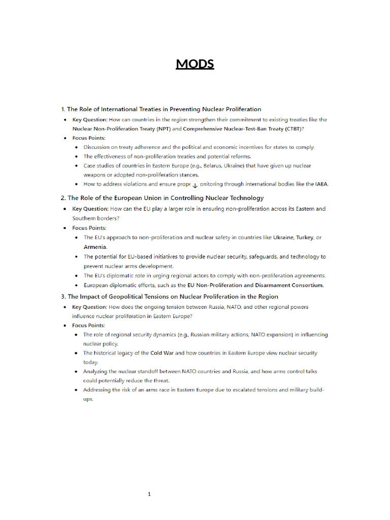Mods | PDF