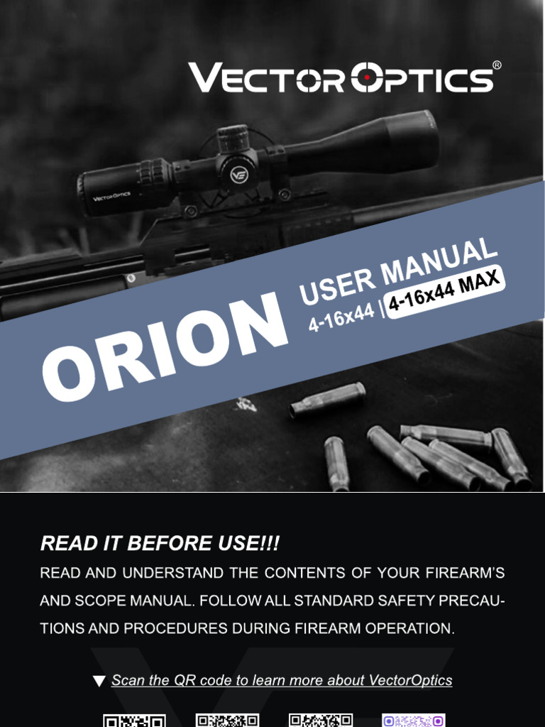 Vector Optics Orion 4-16x44 Max | PDF
