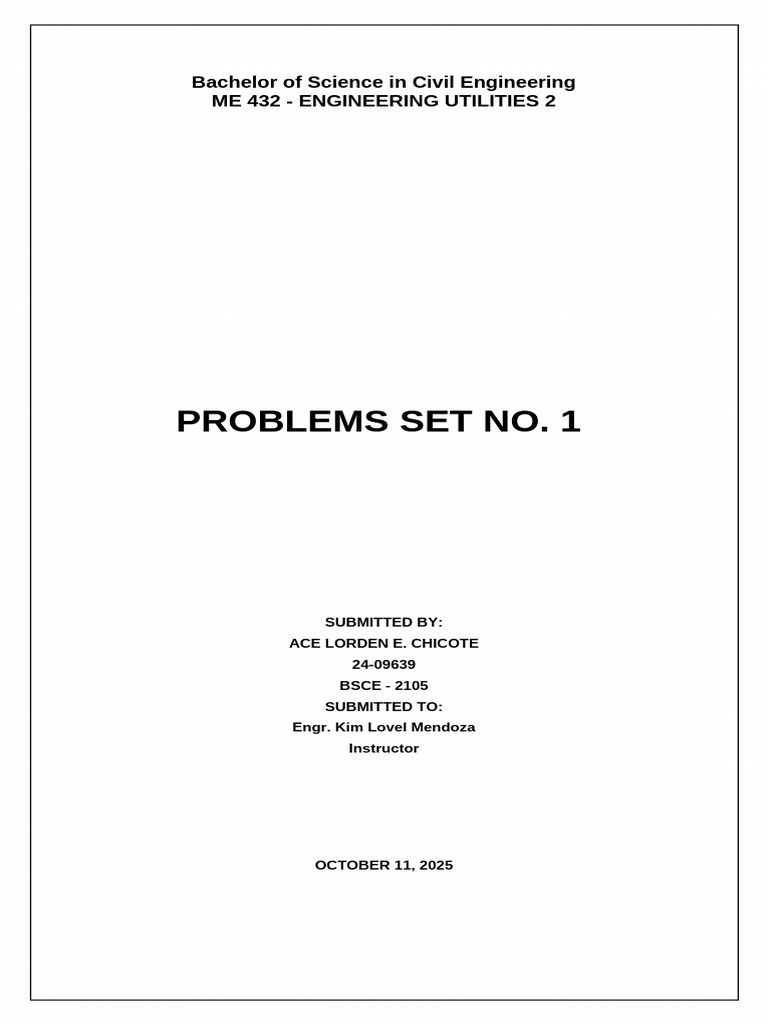 Bachelor of Science in Civil Engineering | PDF | Density | Pressure